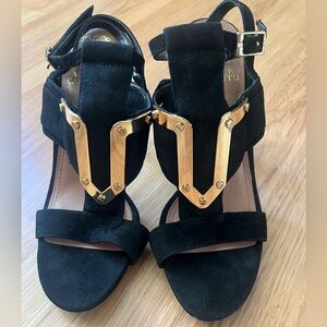 Vince Camuto stiletto. Color: Black , suede